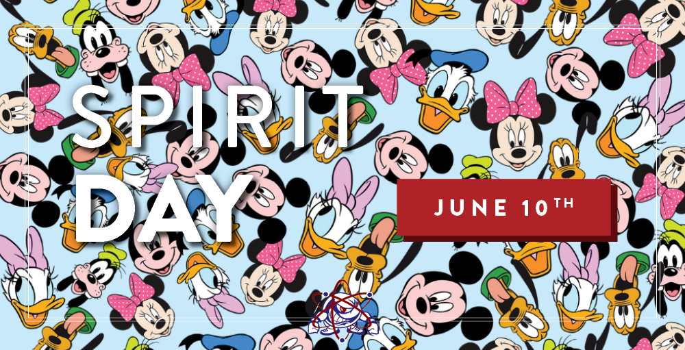 Syracuse Academy of Science and Citizenship elementary school Atoms have an opportunity to dress as their favorite Disney character on 6/10 for the Spirit Day theme of Disney Day. 