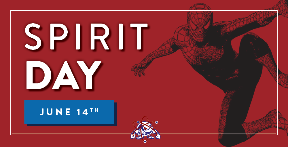 Syracuse Academy of Science and Citizenship elementary school Atoms have an opportunity to dress as their favorite superhero on 6/14 for their Spirit Day theme of Superhero Day.