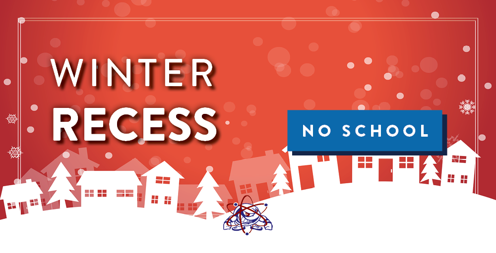 Syracuse Academy of Science and Citizenship school will have a half day on December 23rd and no school from December 24th - January 1st for Winter Recess