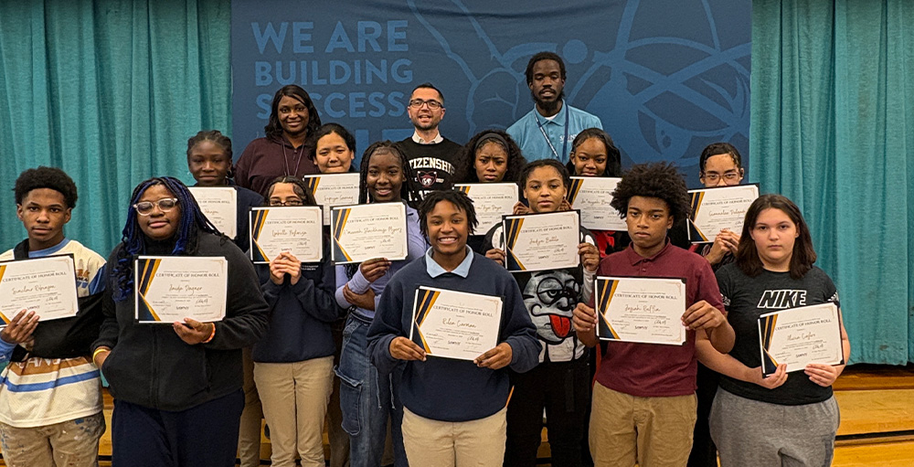 First Marking Period Awards Ceremony at Citizenship & Science Academy of Syracuse
