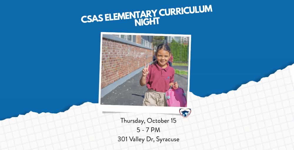 CSAS ES Invited Families to Curriculum Night