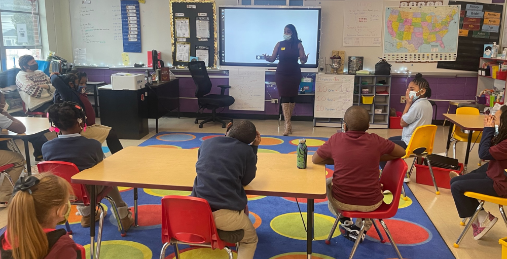 CNY Central’s multimedia journalist, Melanie Johnson spoke with the Syracuse Academy of Science and Citizenship elementary school students who are passionate about pursuing a career in broadcast journalism and media.
