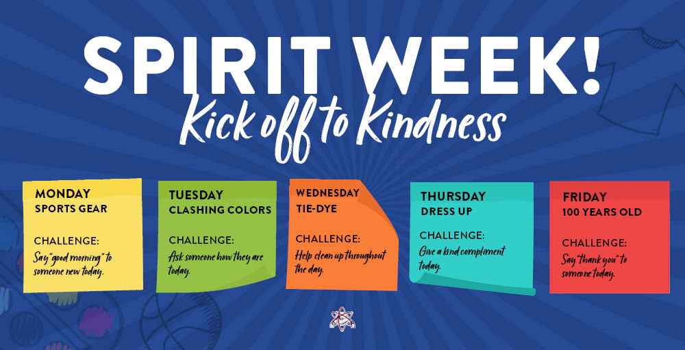 Syracuse Academy of Science and Citizenship elementary school will kick off its Kindness Week with a Spirit Week and challenges for students to participate in.