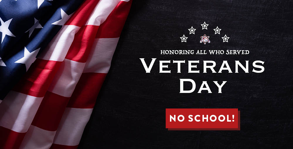 CSAS Closed for Veterans Day 