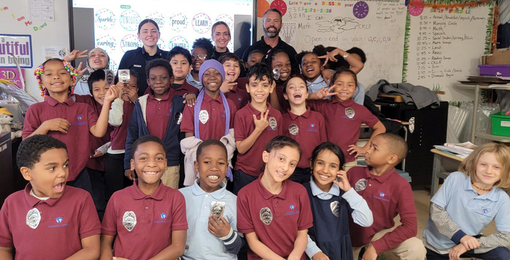 CSAS ES Welcomes Syracuse Police for Bullying Prevention Talk