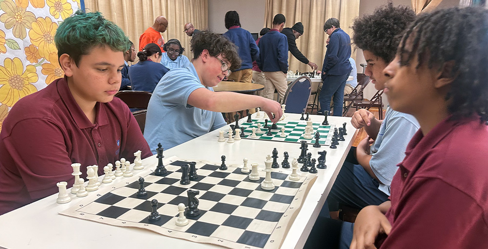 Chess Club at Citizenship & Science Academy of Syracuse Middle School Meets Every Friday